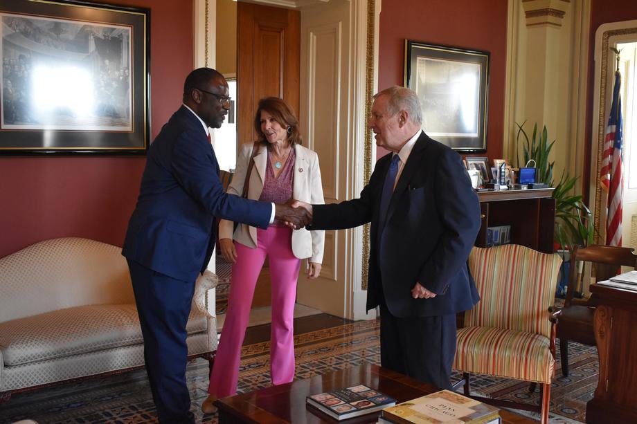 DURBIN MEETS WITH ILLINOIS STATE UNIVERSITY PRESIDENT